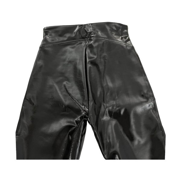 SPANX Faux Patent Leather Leggings XS NWT - Picture 7 of 11